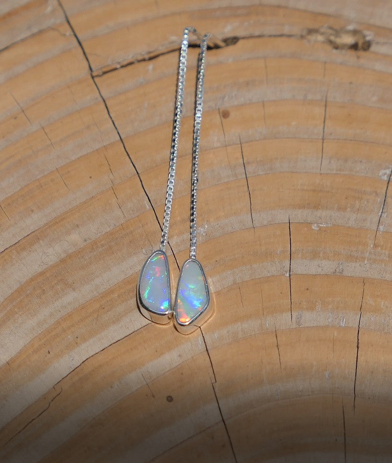 Silver dangle and drop earrings