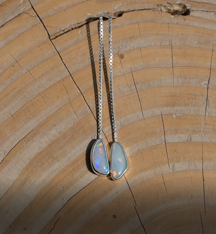 Silver dangle and drop earrings
