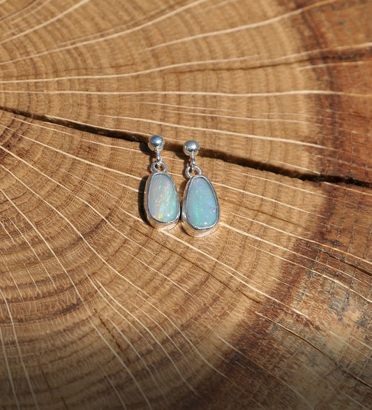 Dangle and drop silver earrings