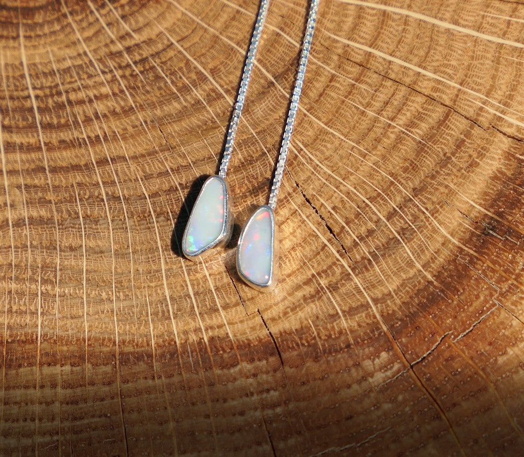 Silver dangle and drop earrings