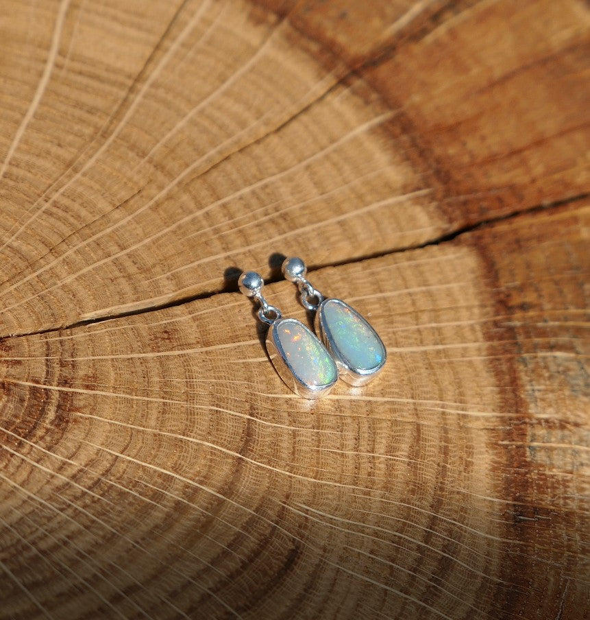 Dangle and drop silver earrings