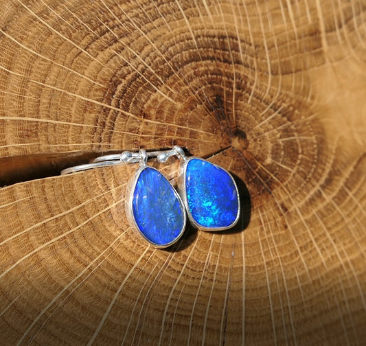 Dangle and drop silver earrings