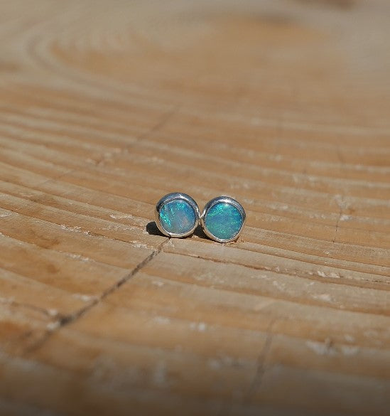 5mm silver earstuds