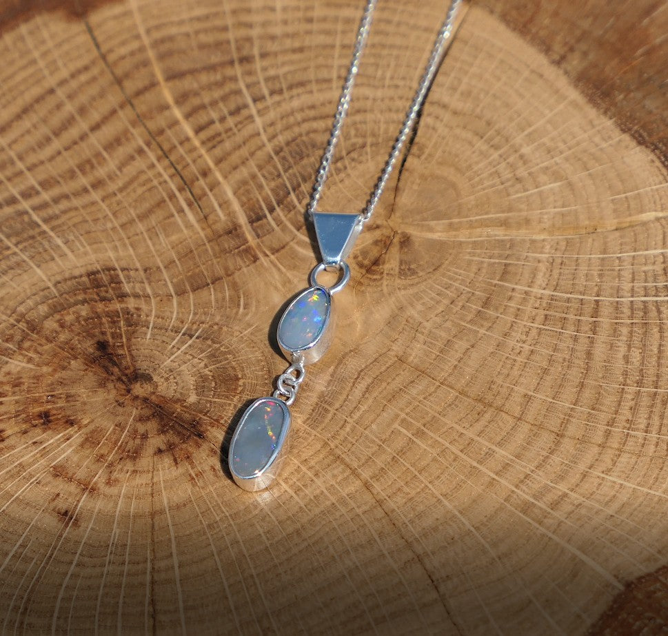 Natural opal pendant