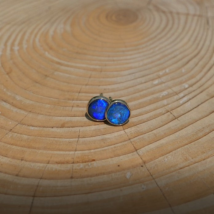18k gold ear studs
