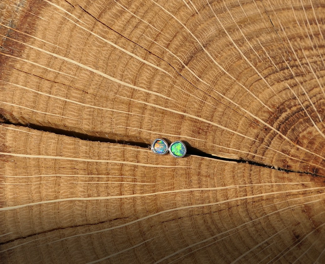 3mm silver earstuds