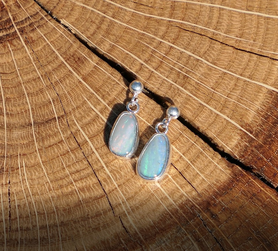 Dangle and drop silver earrings