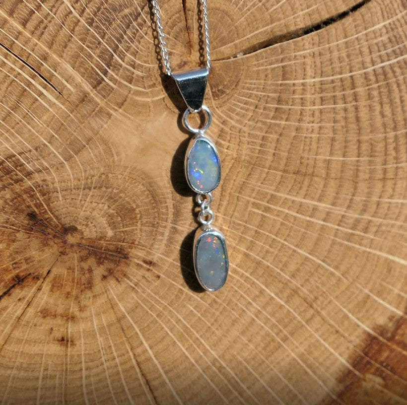 Natural opal pendant