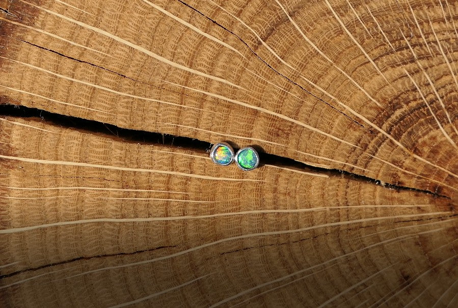 3mm silver earstuds
