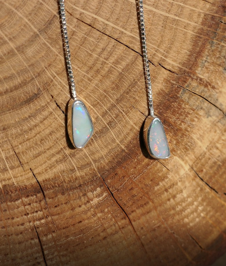 Silver dangle and drop earrings
