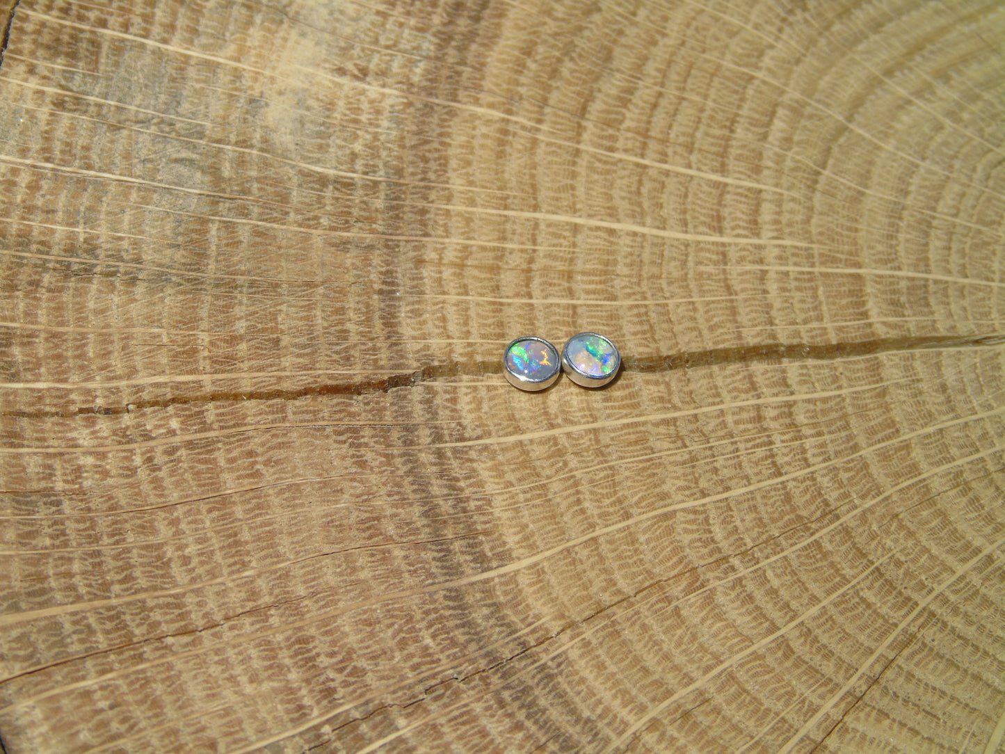 4mm silver earstuds