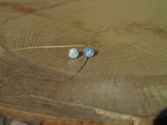 4mm silver earstuds
