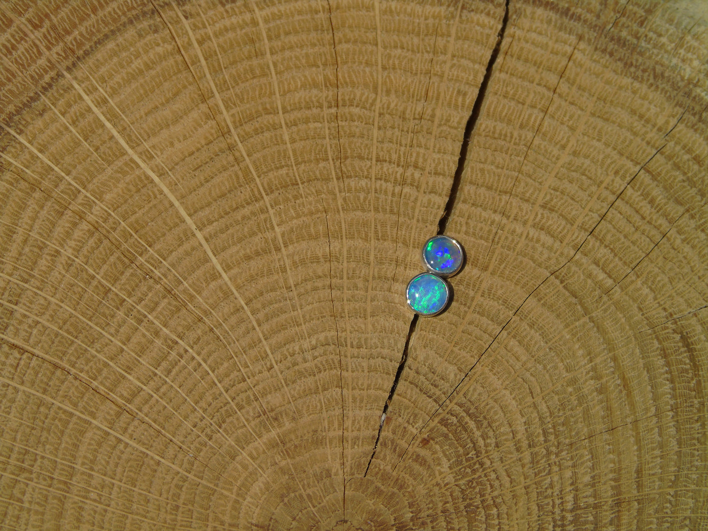 5mm silver earstuds