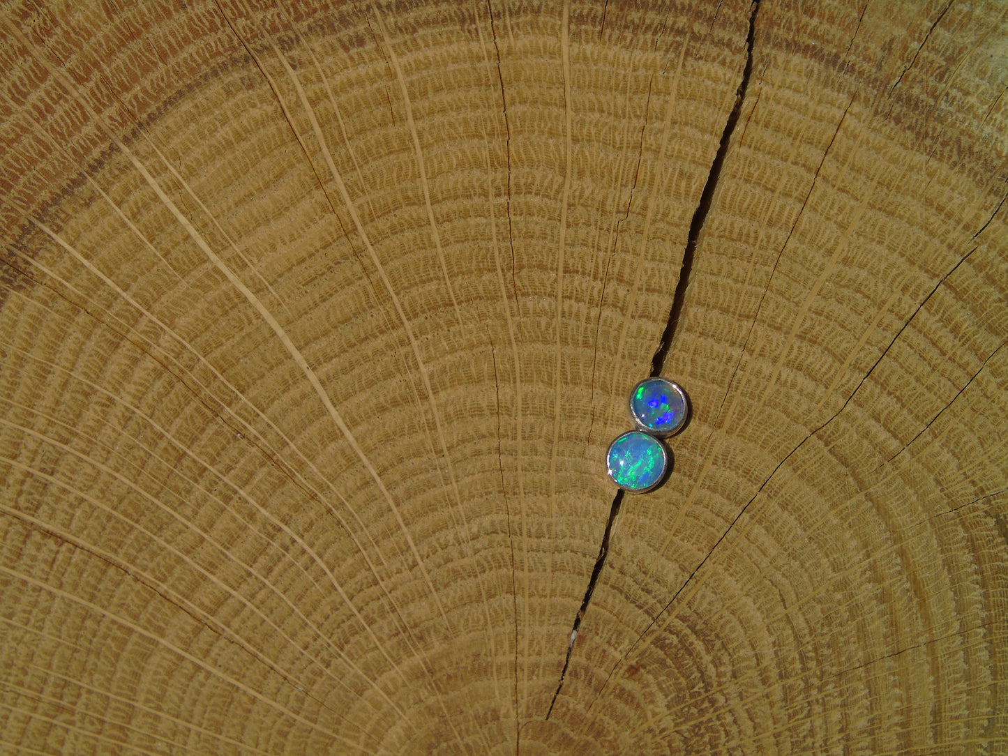5mm silver earstuds