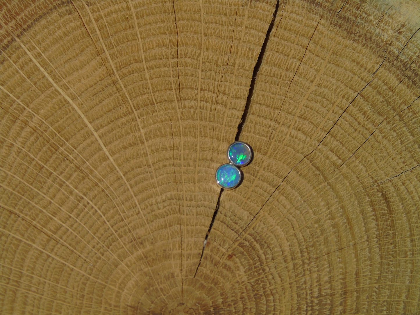 5mm silver earstuds