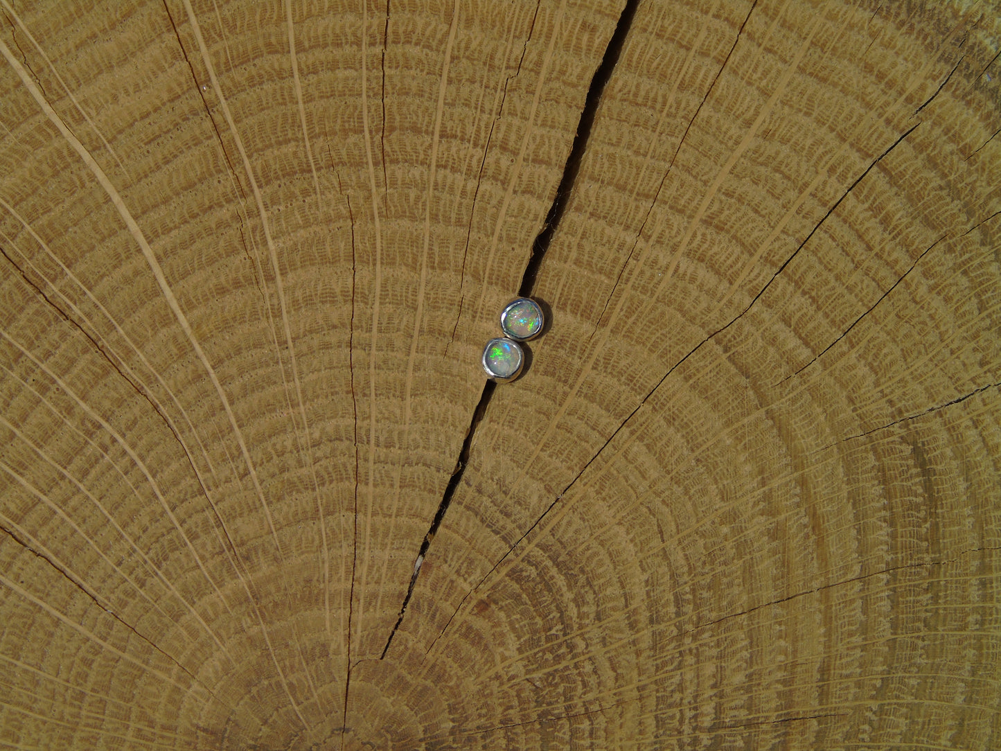 3mm silver earstuds