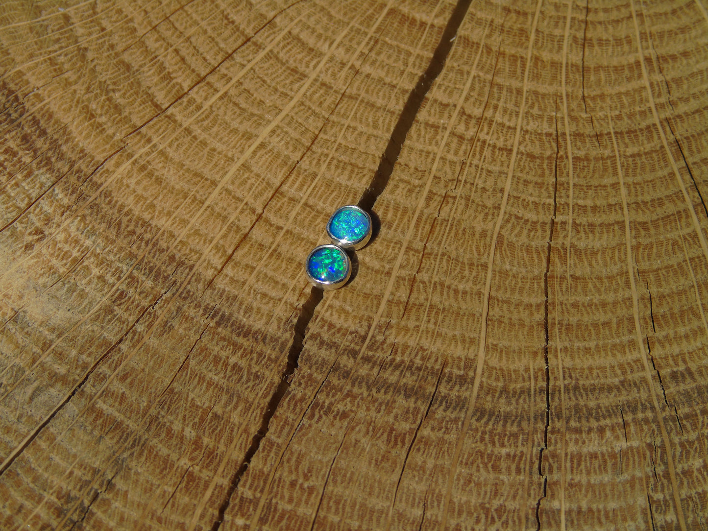 4mm silver earstuds