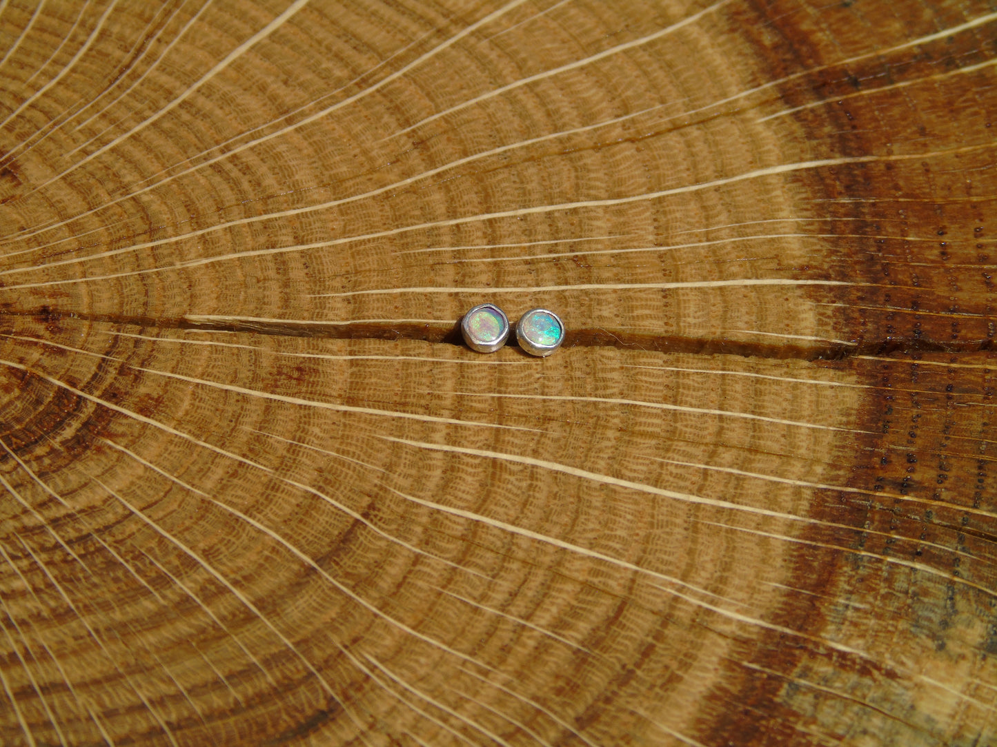 3mm silver earstuds