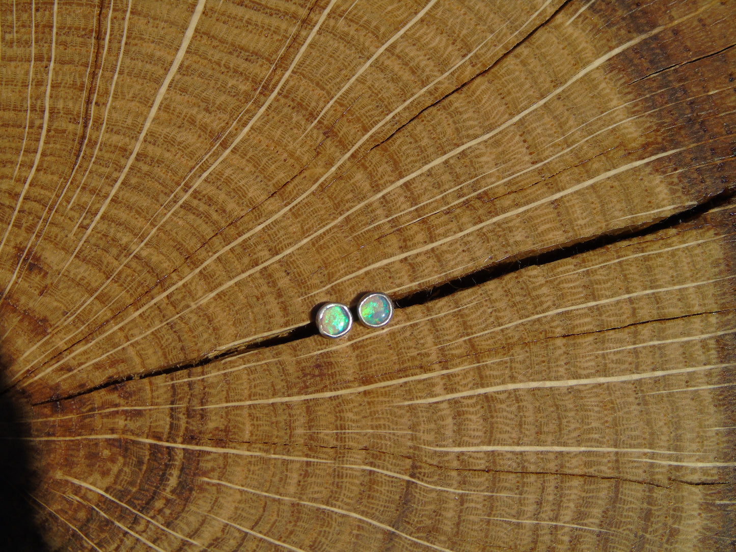 3mm silver earstuds