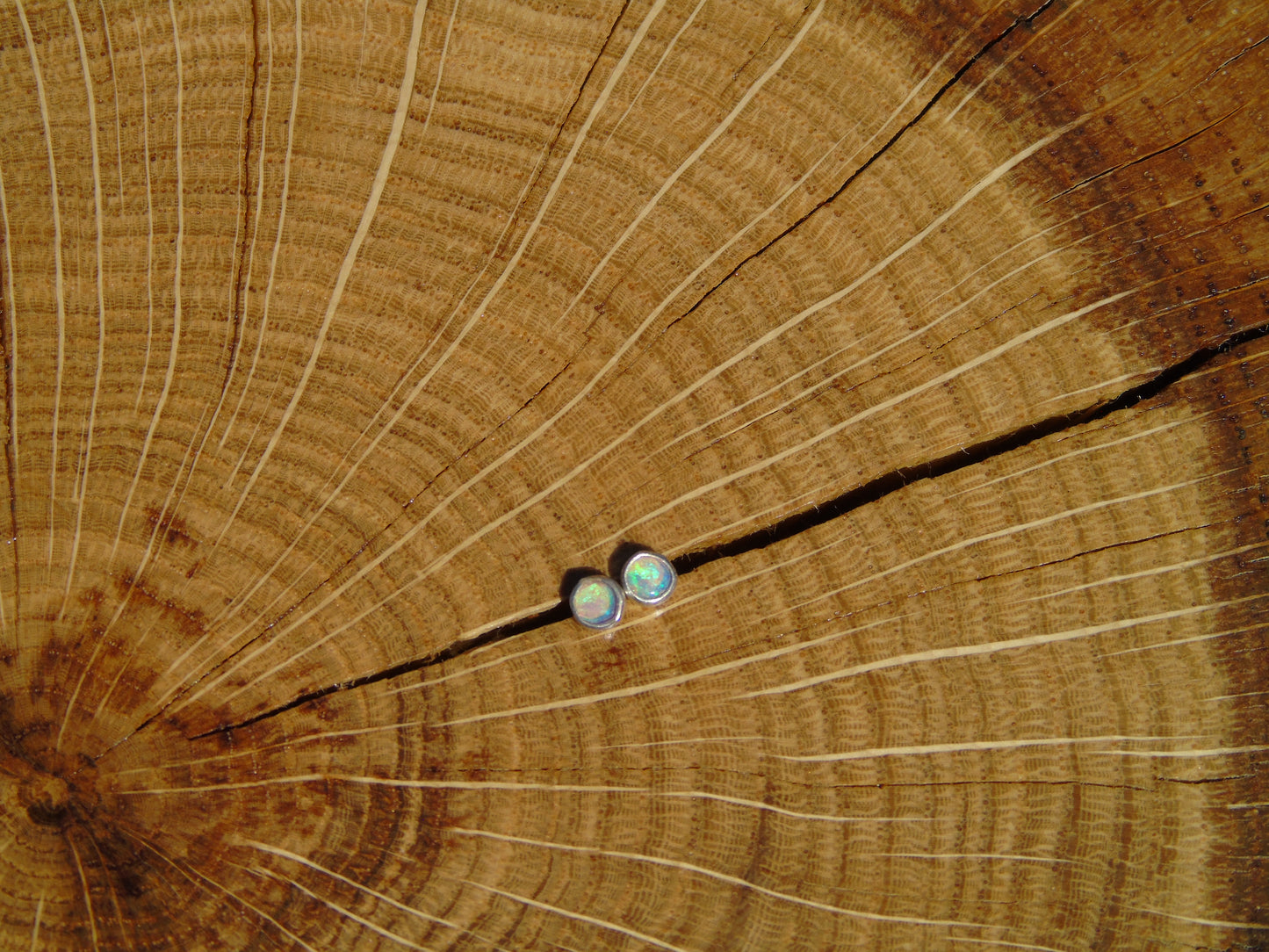 3mm silver earstuds