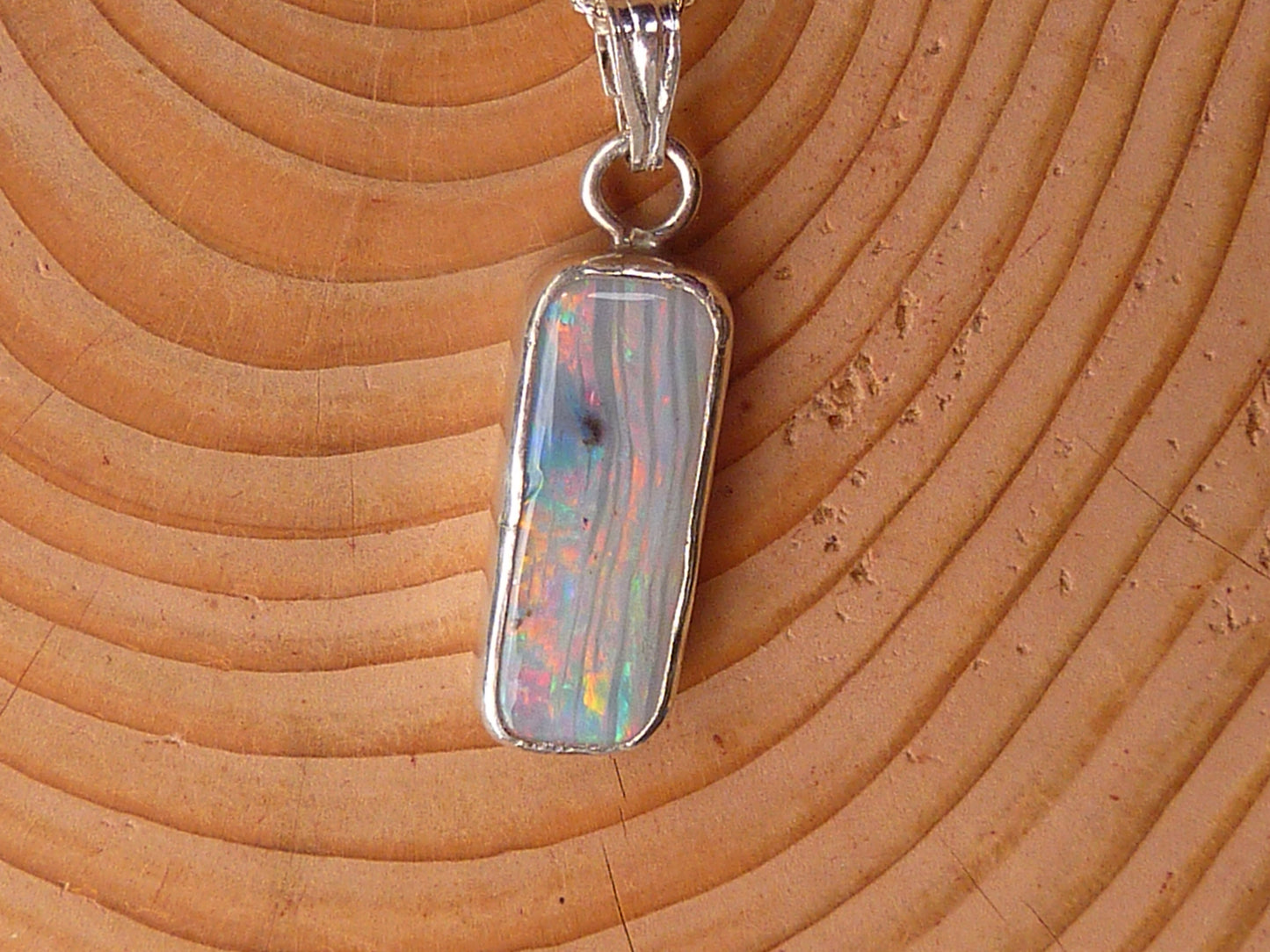 Natural opal pendant