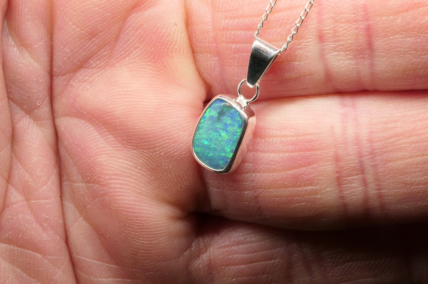 Silver Mintubi opal pendant (Copy)