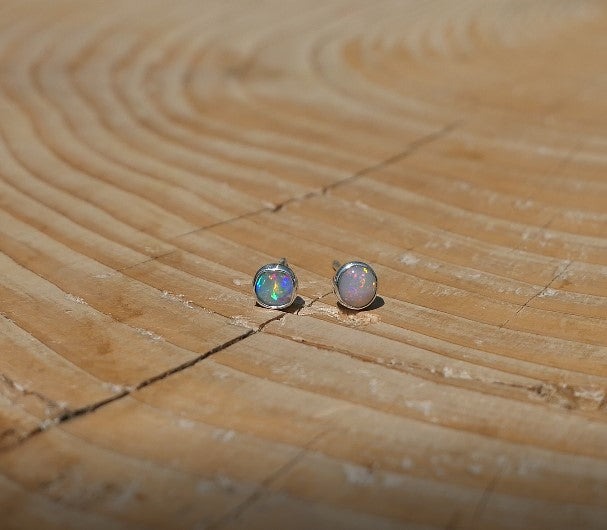 4mm silver earstuds