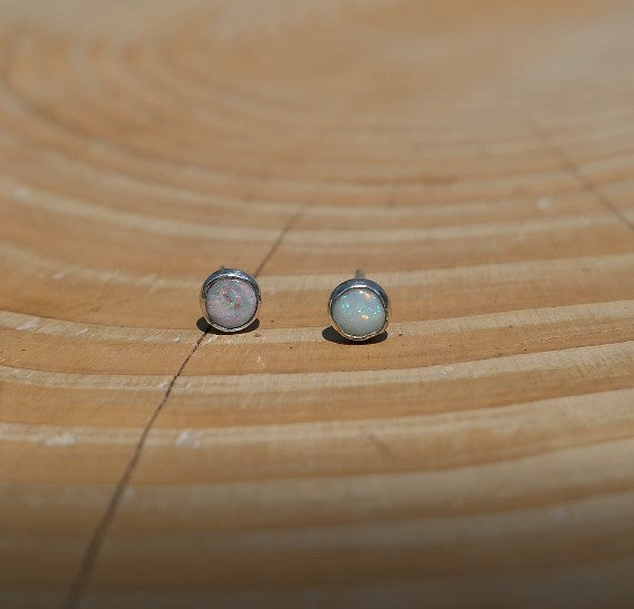 4mm silver earstuds