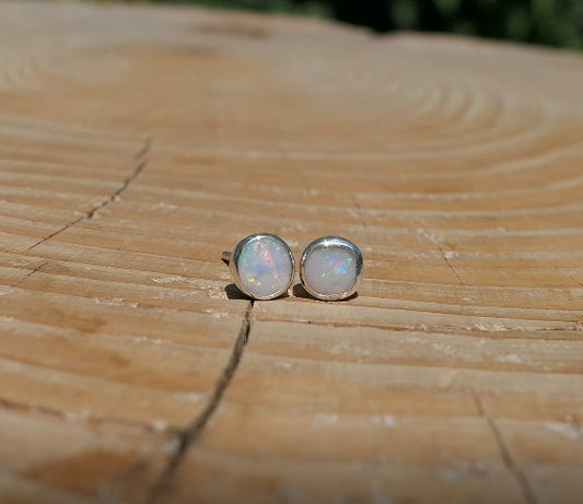 5mm silver earstuds