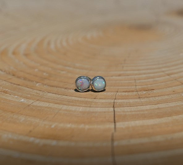 4mm silver earstuds