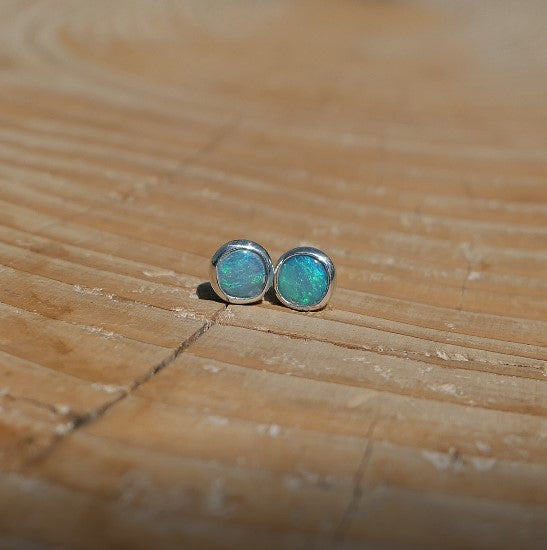 5mm silver earstuds