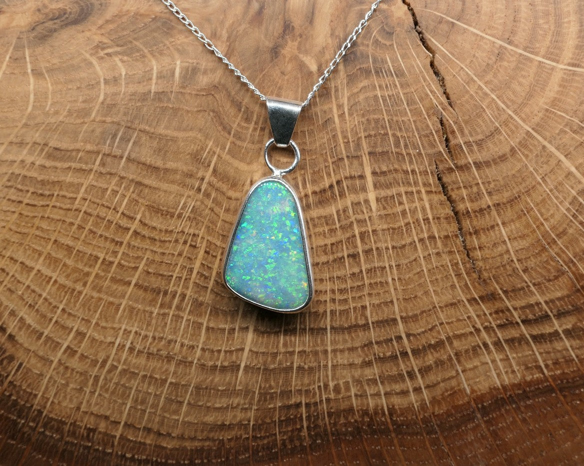 Coober Pedy opal pendant