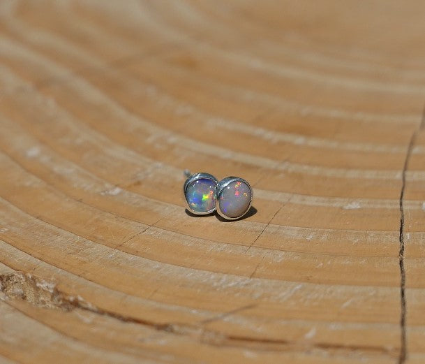 4mm silver earstuds