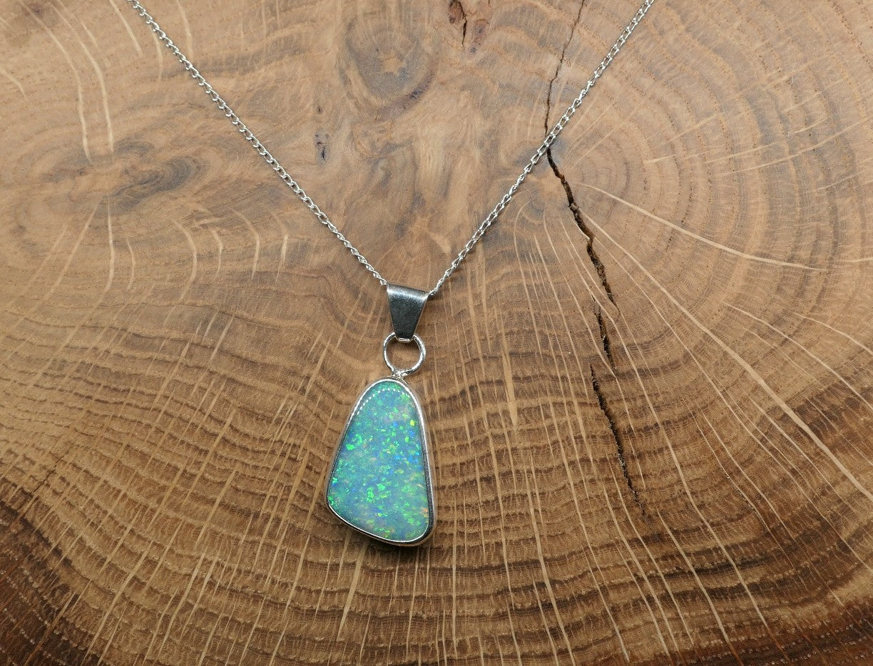 Coober Pedy opal pendant