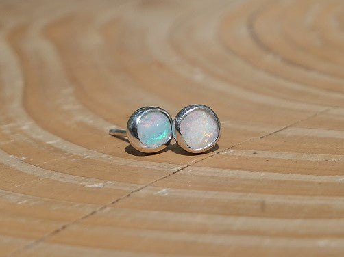 5mm silver earstuds