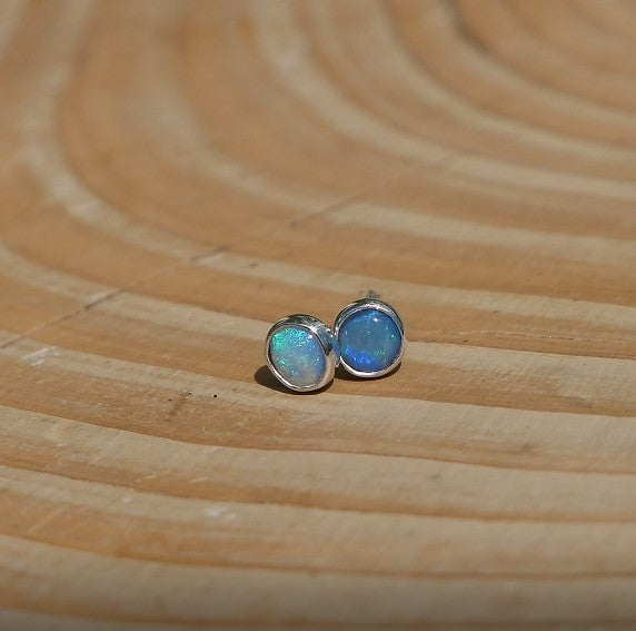 4mm silver earstuds