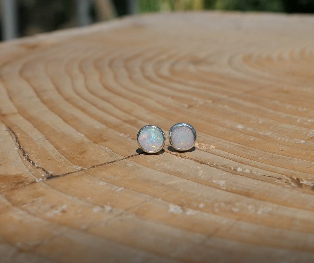 5mm silver earstuds