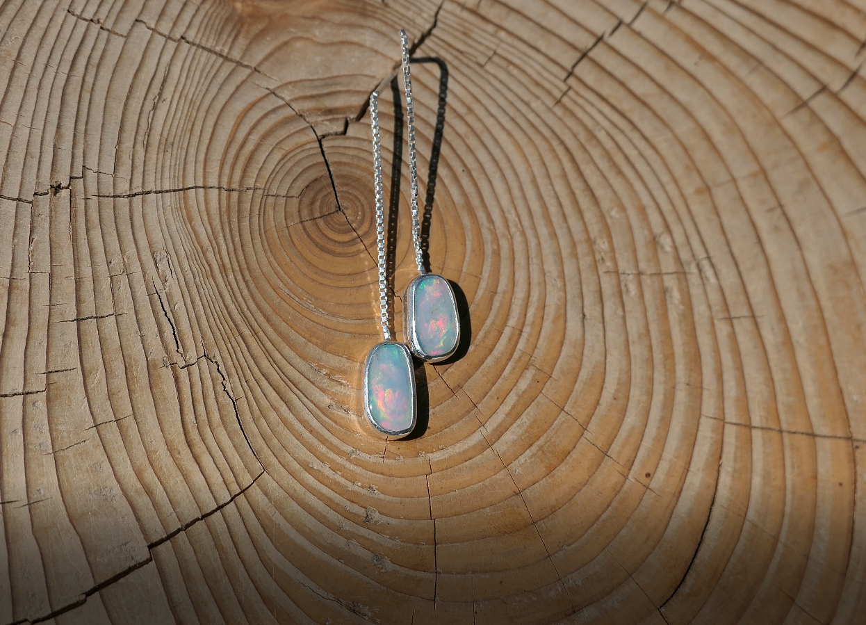 Silver dangle/drop earrings