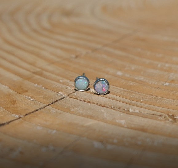 4mm silver earstuds