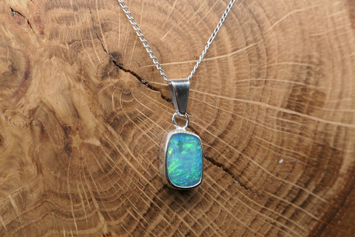 Silver Mintubi opal pendant (Copy)