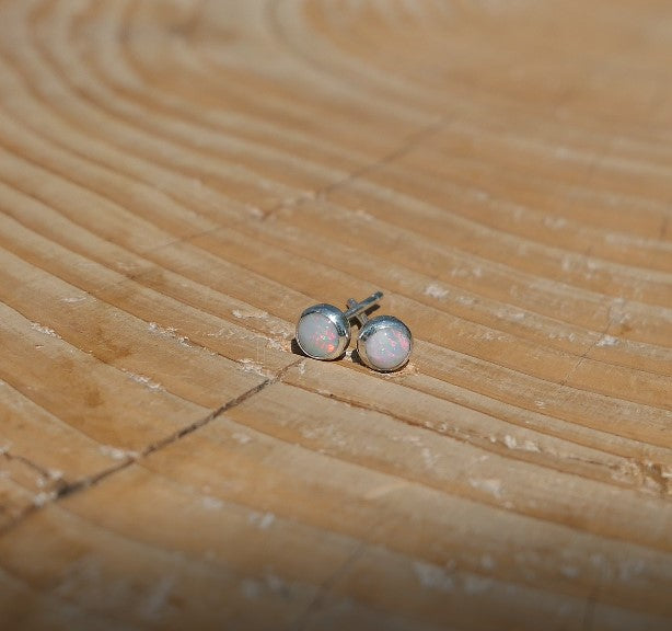 4mm silver earstuds