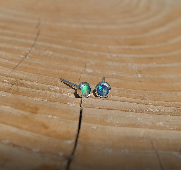 4mm silver earstuds