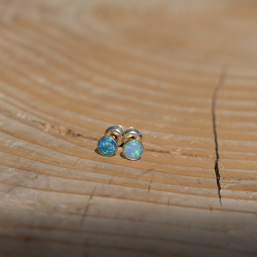 4mm 14k gold earstuds