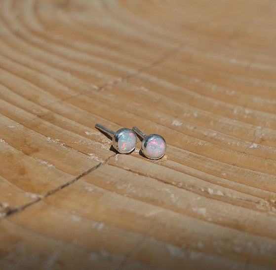 4mm silver earstuds