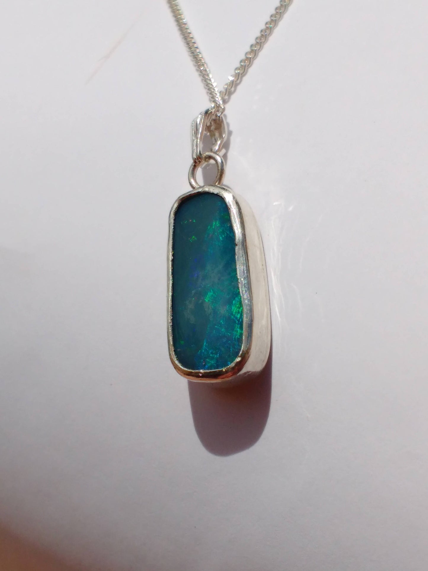 Natural opal pendant