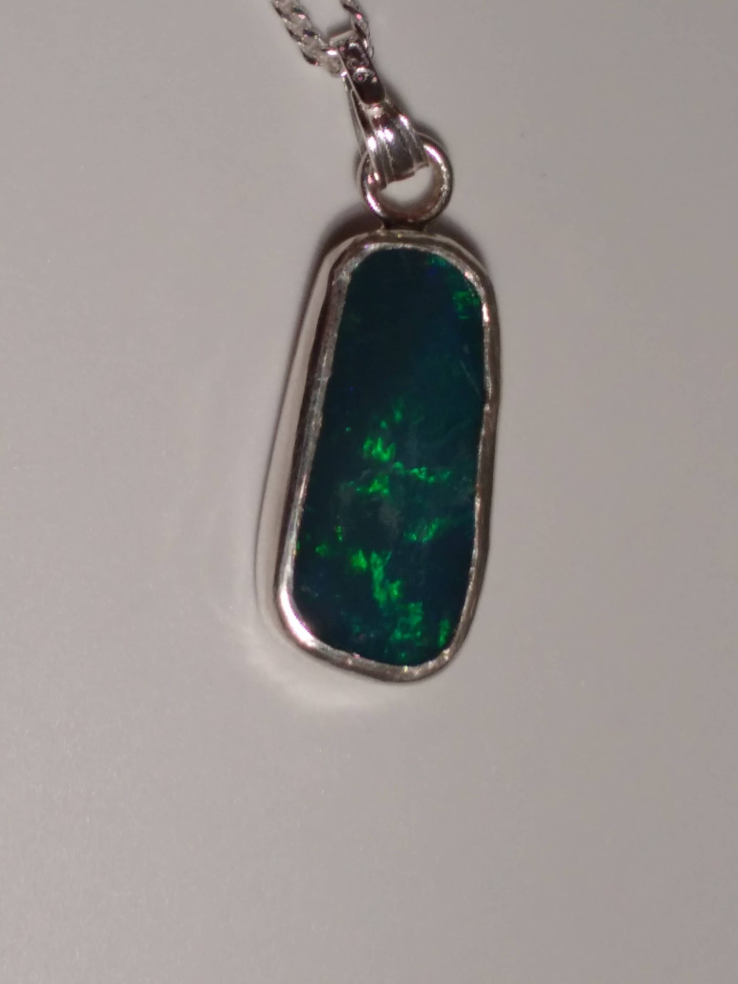 Natural opal pendant