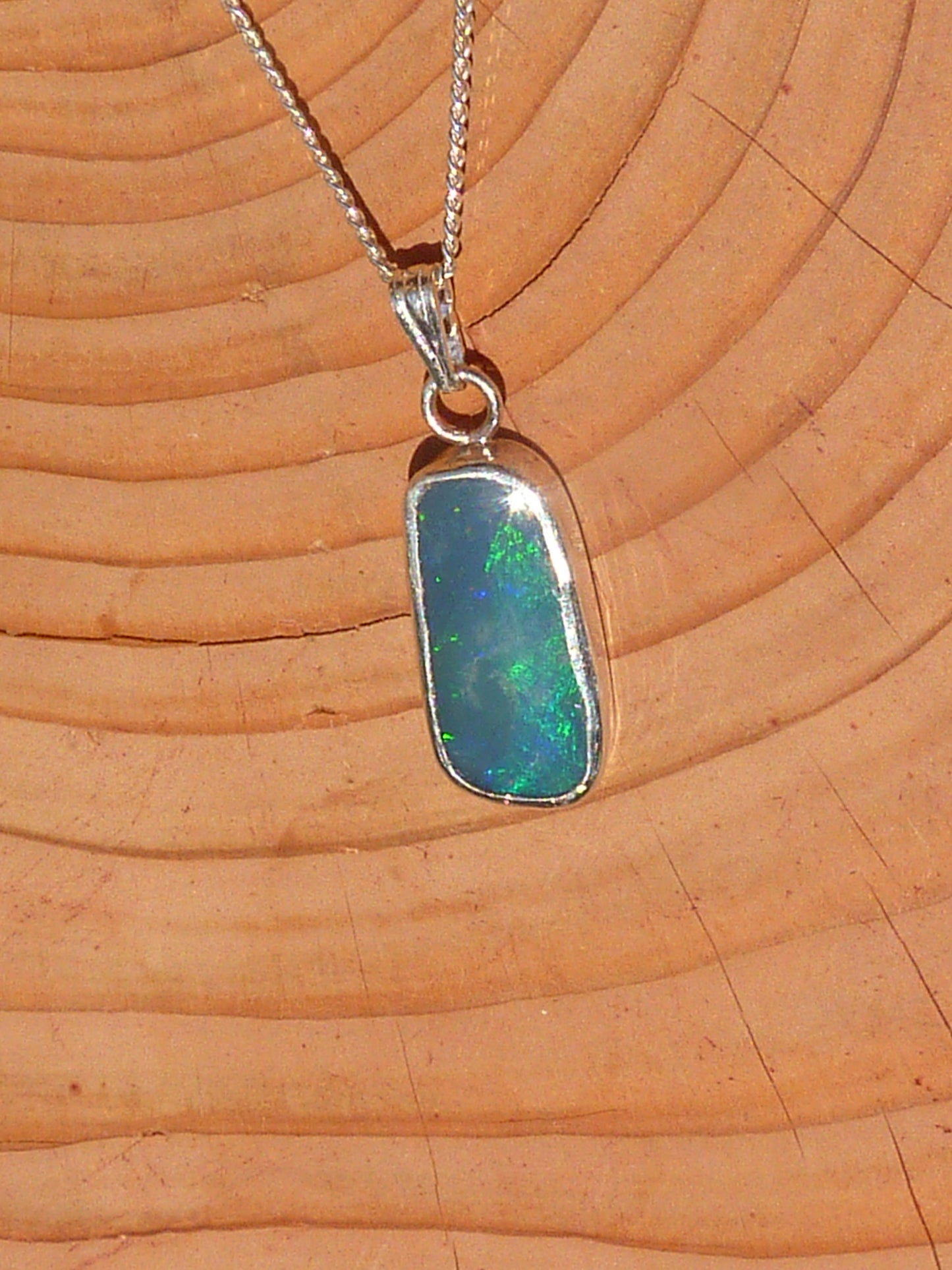 Natural opal pendant