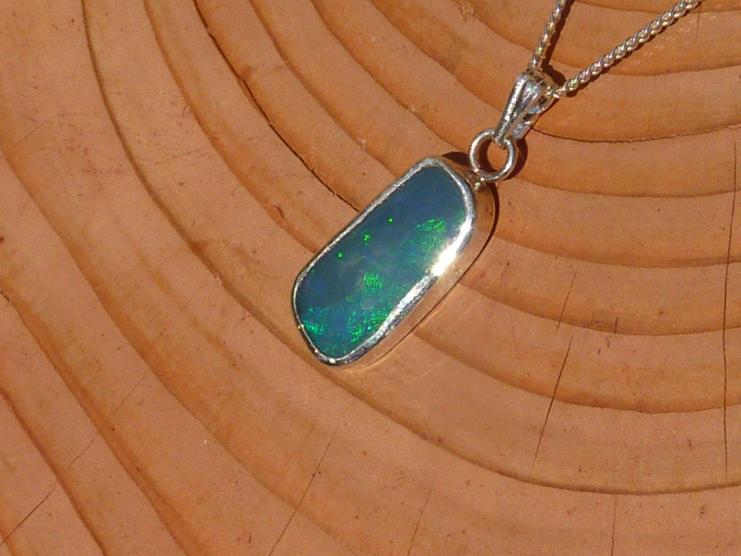 Natural opal pendant