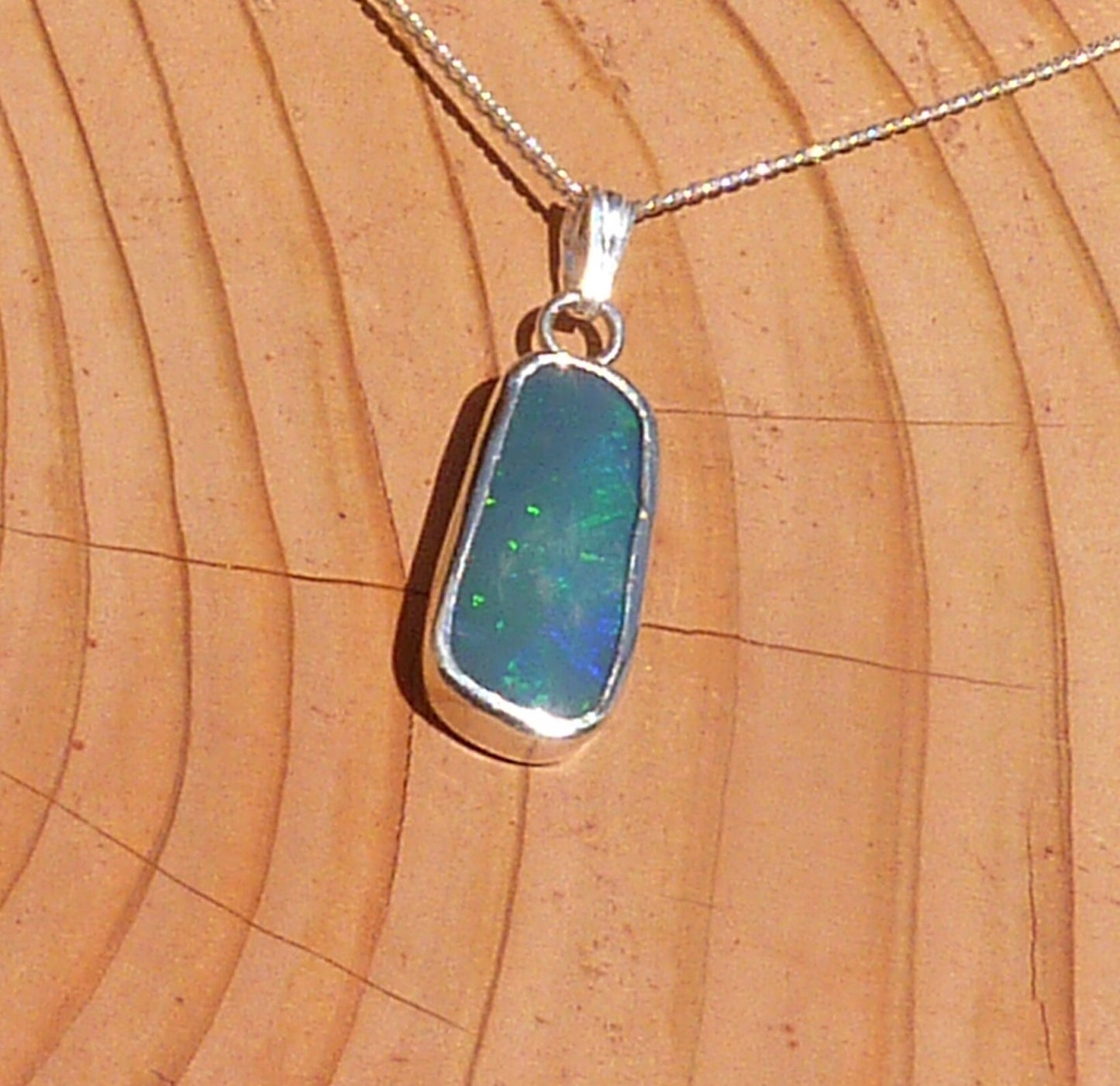 Natural opal pendant