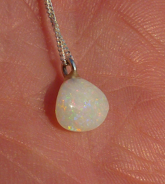 Opalised shell pendant